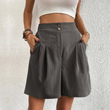 DELACROIX | Jennifer High-Waisted Comfort Shorts