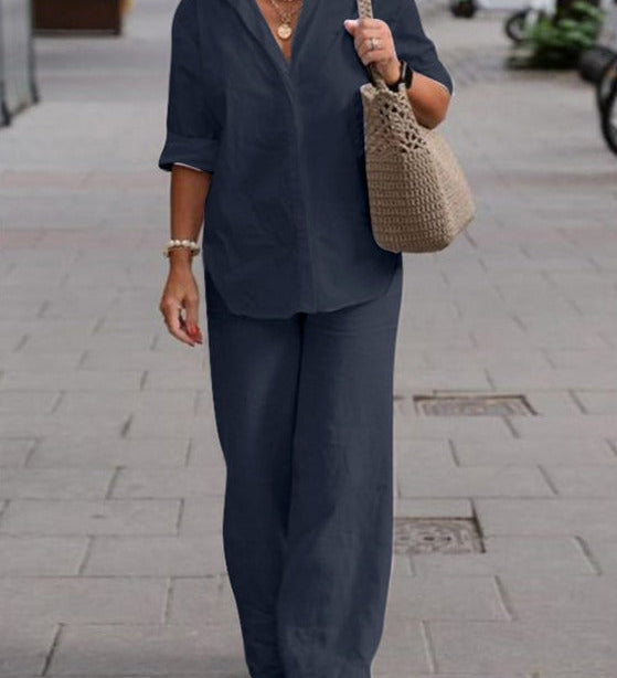 Denice™ Elegantný Dvojdielny Set na Voľný Čas