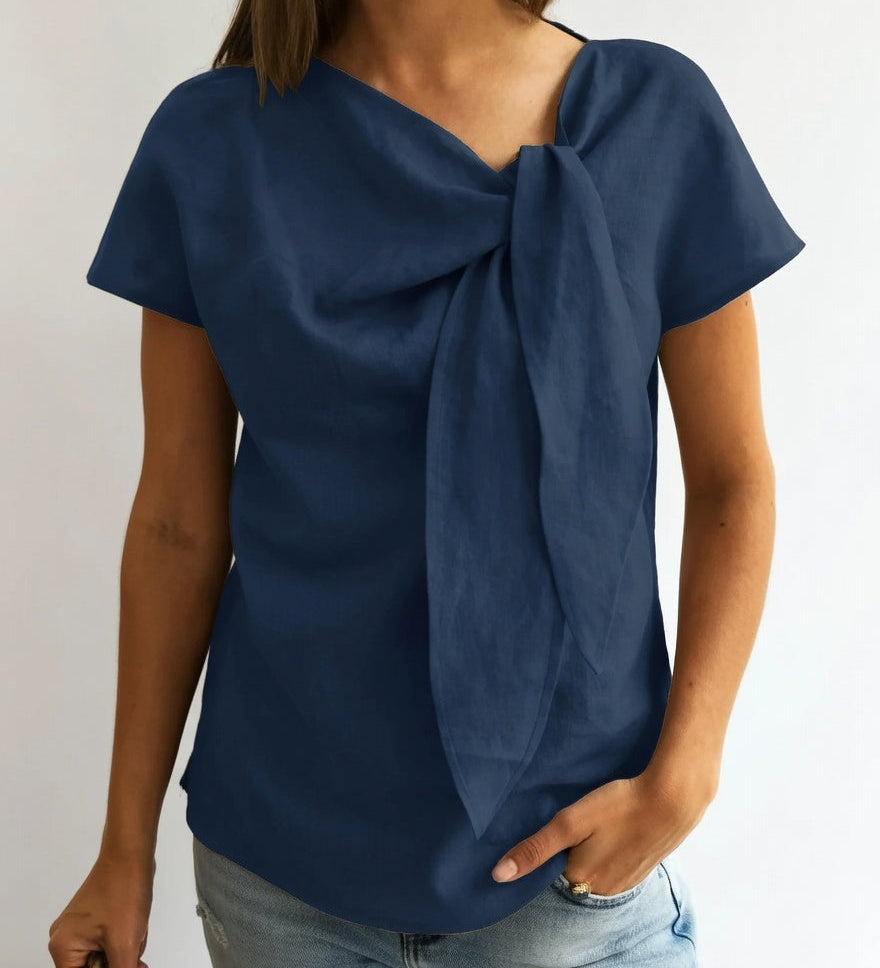 Elisa™ — Elegantná blúzka s uzlovým detailom