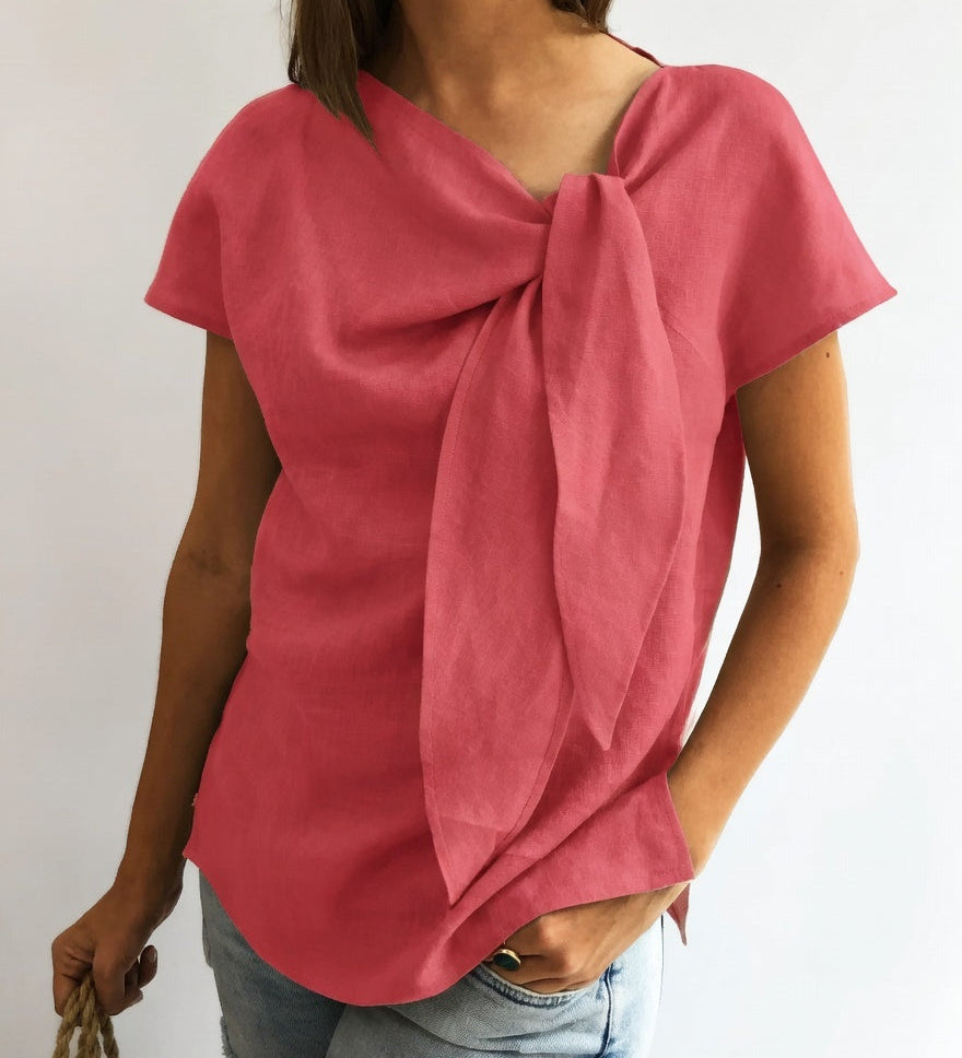 Elisa™ — Elegantná blúzka s uzlovým detailom