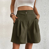 DELACROIX | Jennifer High-Waisted Comfort Shorts
