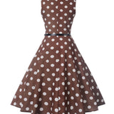 Brown 1950s Dress