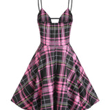 50s Style Checkered Dress