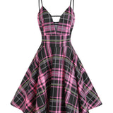 50s Style Checkered Dress