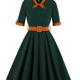 Retro 50. Roka Ceremoniálne Šaty