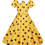 Žlté Pin Up Šaty