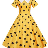 Žlté Pin Up Šaty