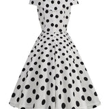 Biele Rockabilly Svadobné Šaty