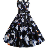 Čierne Rockabilly Šaty