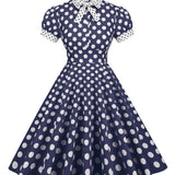 Pin-Up Dress with Polka Dots