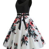 Fleur-Print Pin-Up Robe