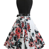 Fleur-Print Pin-Up Robe