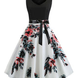 Fleur-Print Pin-Up Robe