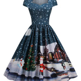 Pin-Up Style Christmas Robe