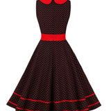 Čierne a Červené Pin Up Rúcho