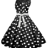 Čierna Pin Up Robe