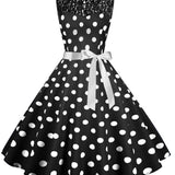 Čierna Pin Up Robe