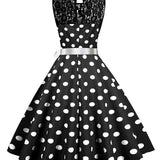 Čierna Pin Up Robe