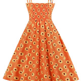 Oranžové Pin Up Rúško