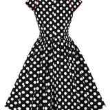 Rockabilly Pin-Up Šaty vo Veľkej Veľkosti