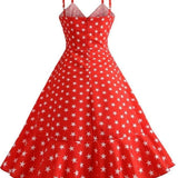Červená Pin-Up Robe