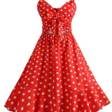 Červená Pin-Up Robe