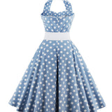 Rockabilly Off-Shoulder Dress