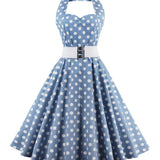 Rockabilly Off-Shoulder Dress