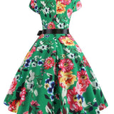 Rockabilly Floral Dress
