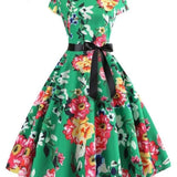 Rockabilly Floral Dress