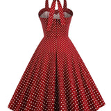 Chic Bordeaux Vintage Šaty z 60. rokov