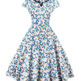 Retro Pin-Up Papillon Dress