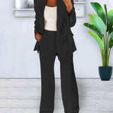 Camille | Set: Blazer and Wide-Leg Trousers