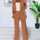 Camille | Set: Blazer and Wide-Leg Trousers