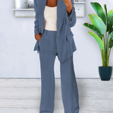 Camille | Set: Blazer and Wide-Leg Trousers
